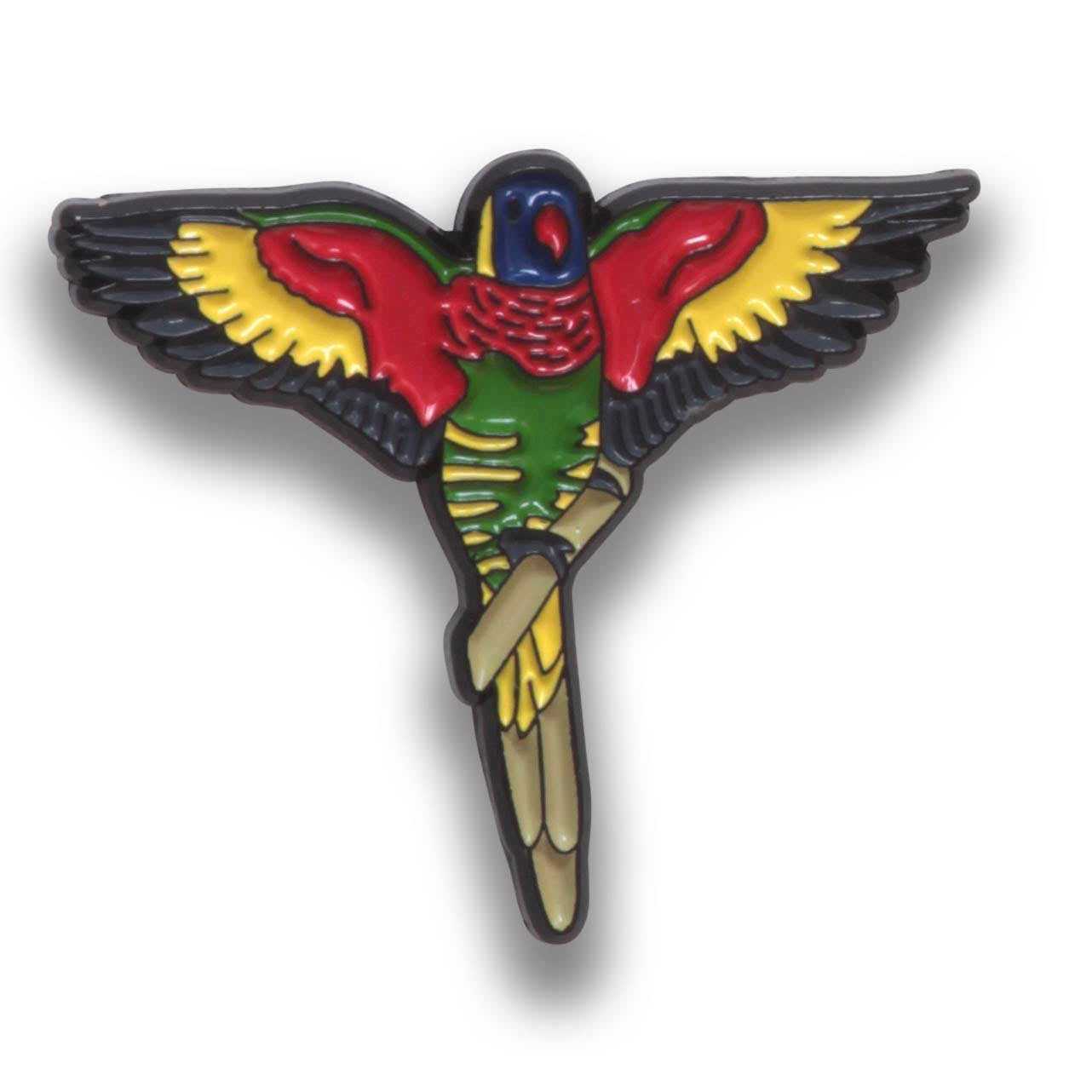 Enamel Pin | Coconut Lorikeet