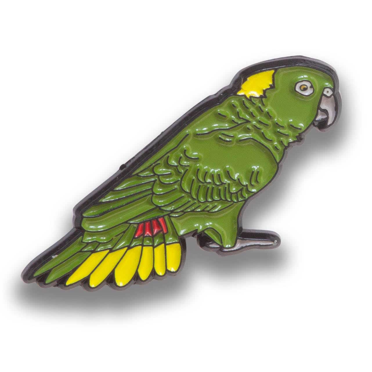 Enamel Pin | Yellow-naped Amazon