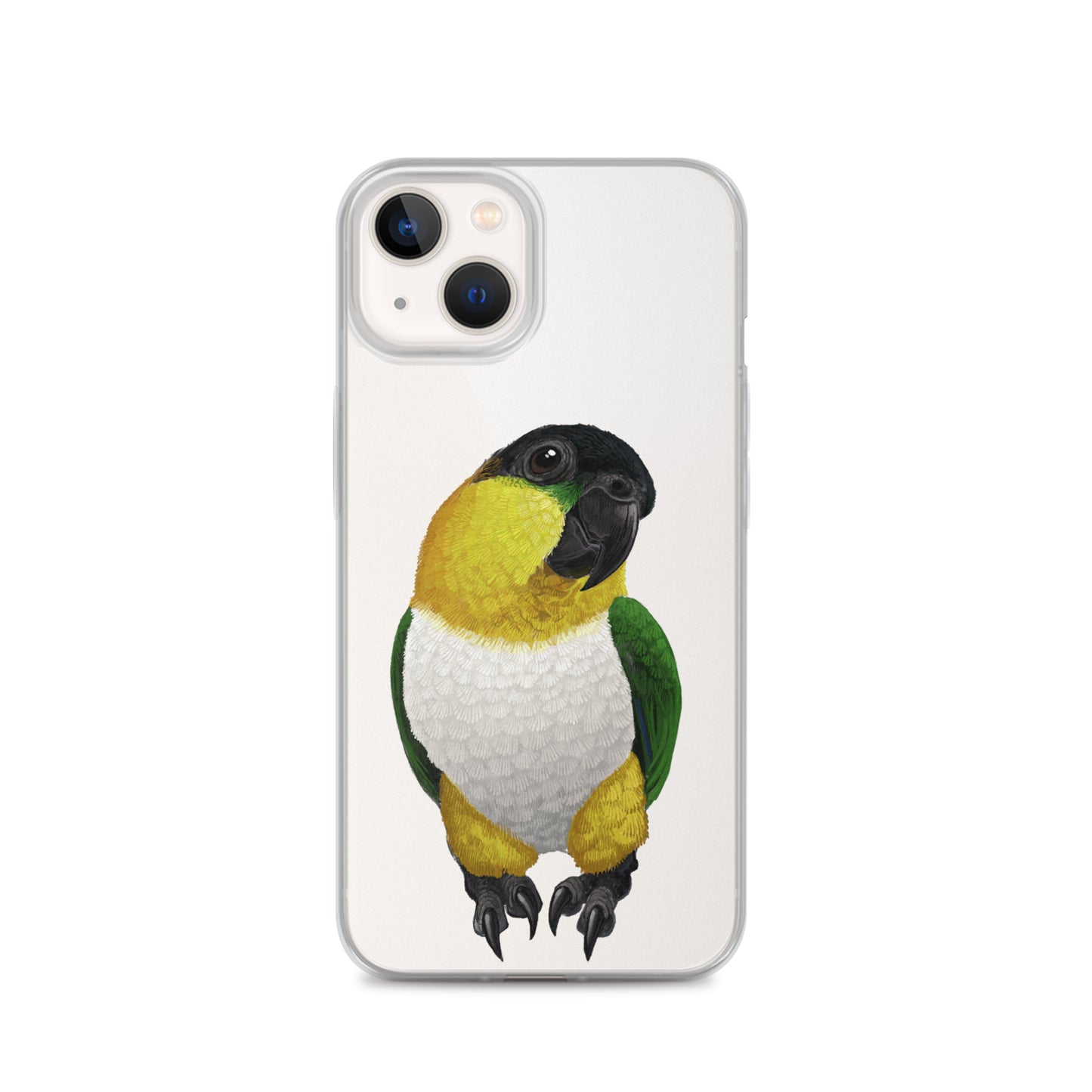 Clear Case for iPhone® | Black-headed Parrot