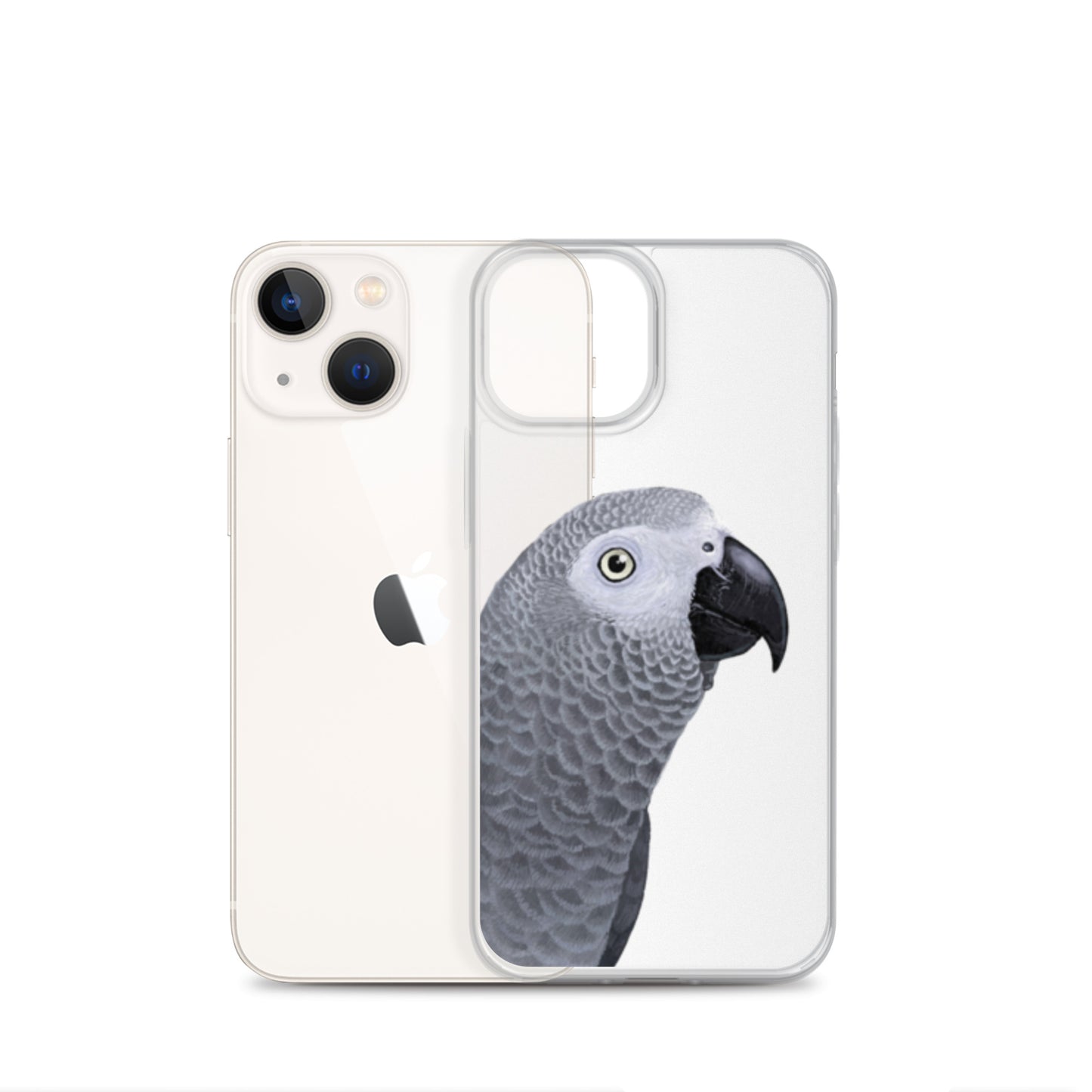 Clear Case for iPhone® | African Grey