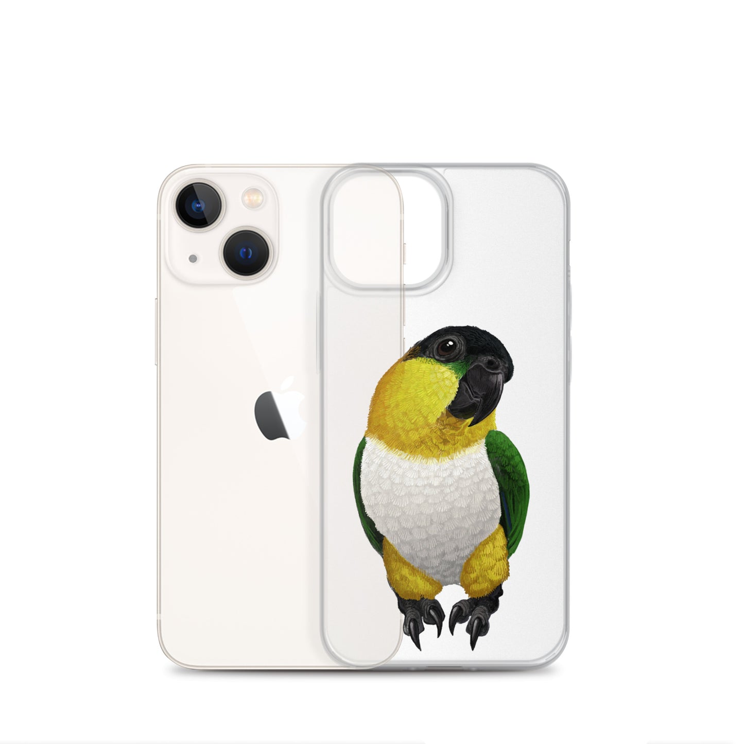 Clear Case for iPhone® | Black-headed Parrot