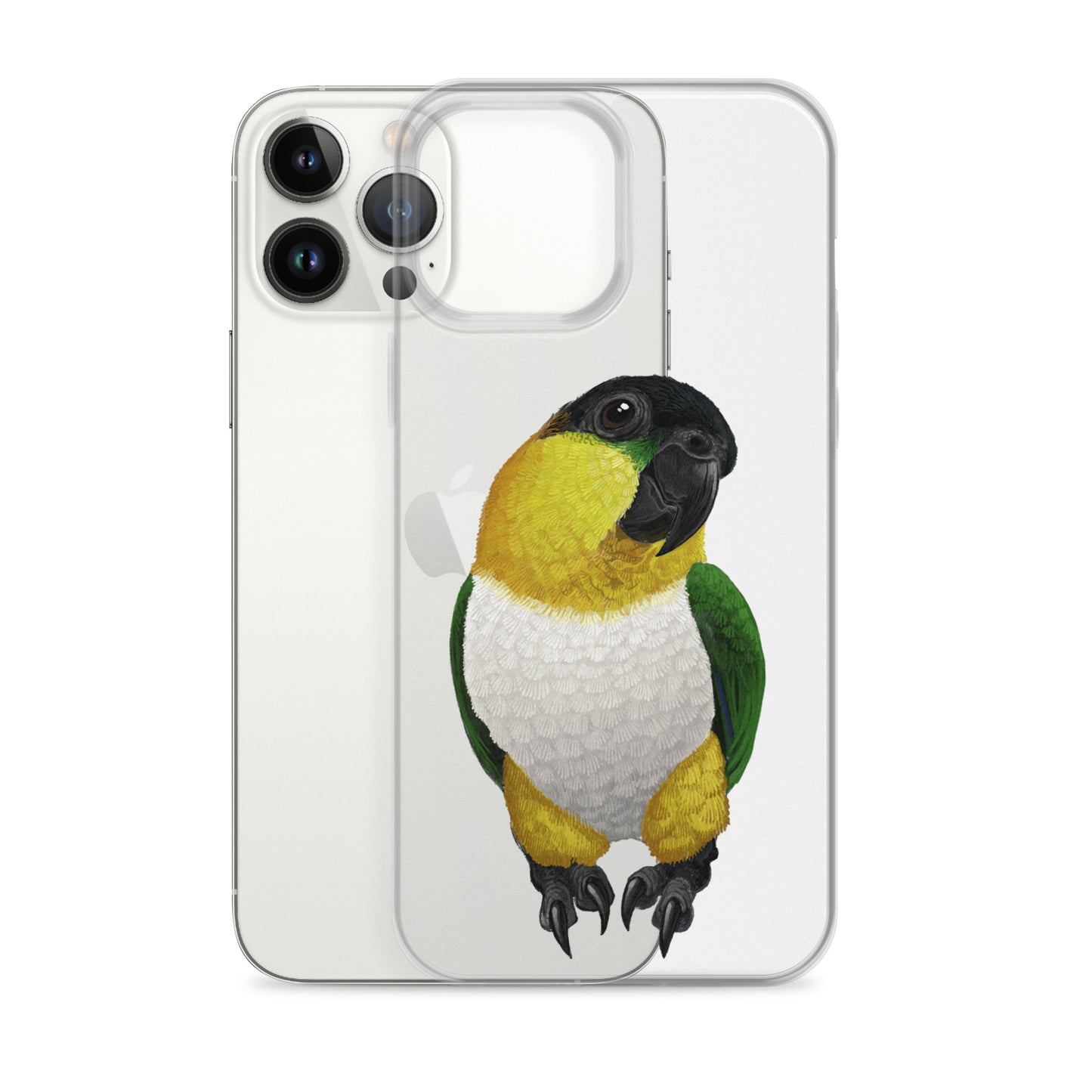 Clear Case for iPhone® | Black-headed Parrot