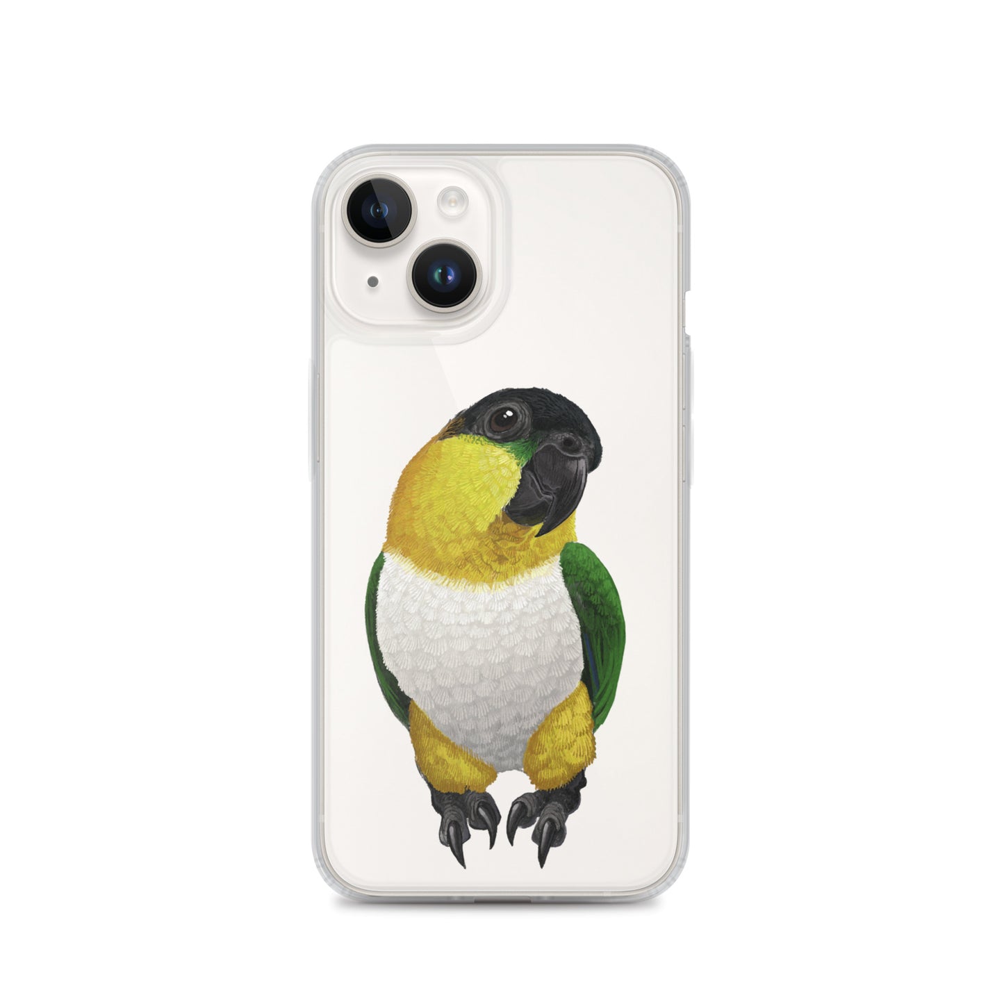 Clear Case for iPhone® | Black-headed Parrot