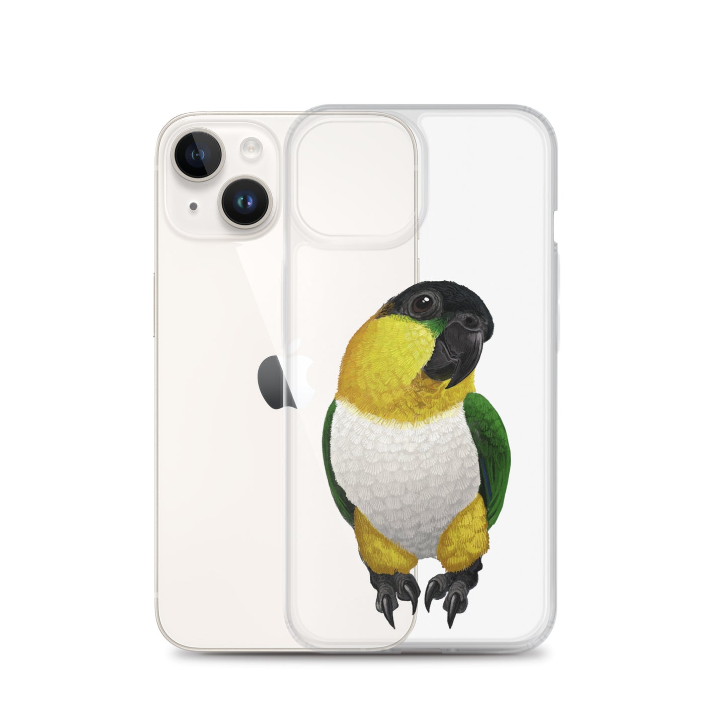 Clear Case for iPhone® | Black-headed Parrot