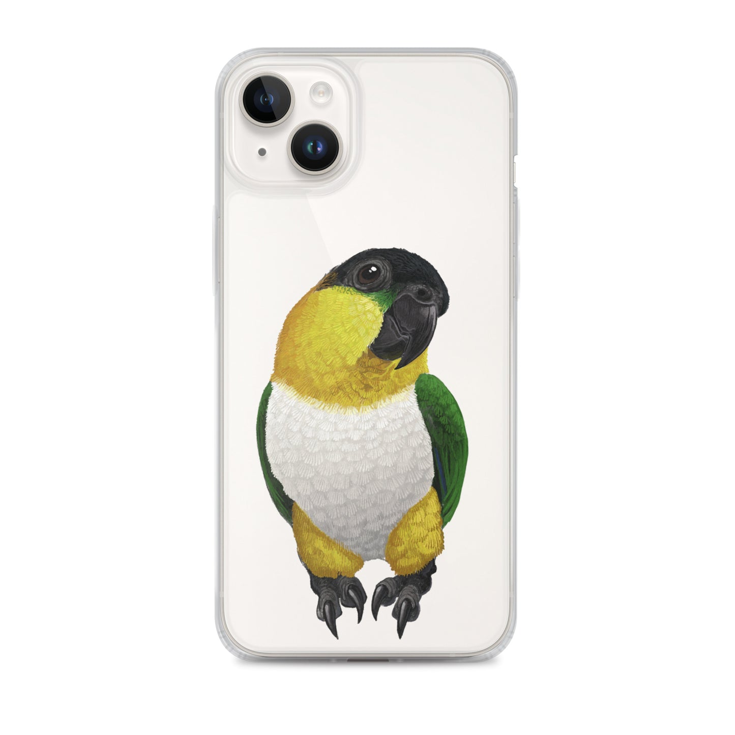 Clear Case for iPhone® | Black-headed Parrot