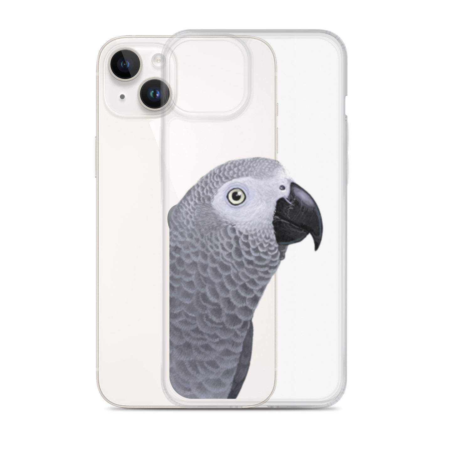 Clear Case for iPhone® | African Grey