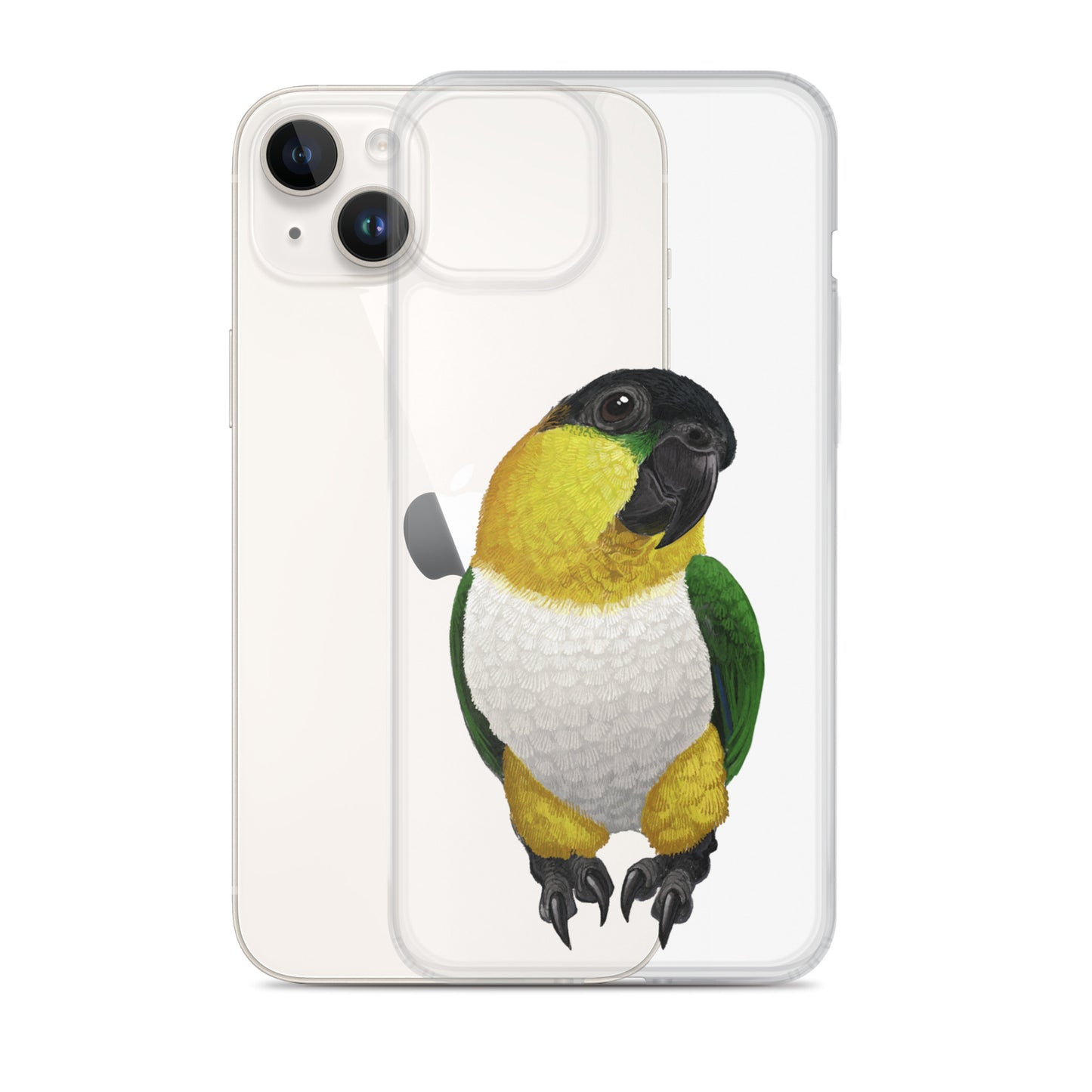 Clear Case for iPhone® | Black-headed Parrot