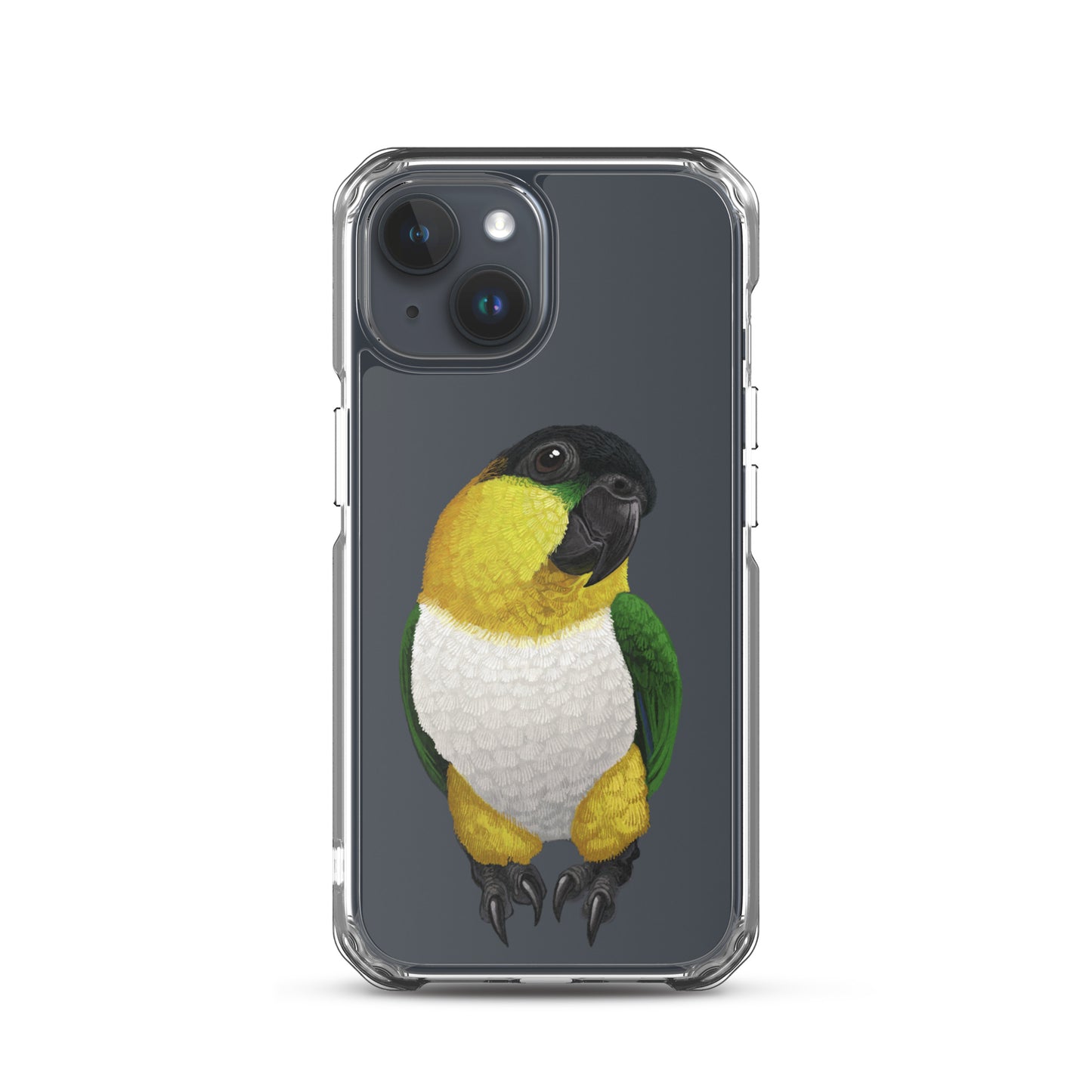 Clear Case for iPhone® | Black-headed Parrot