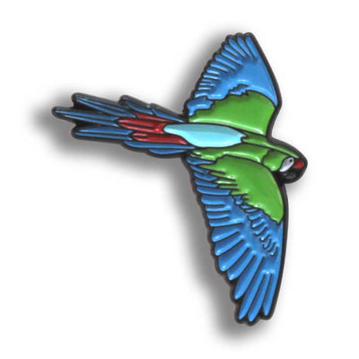 Enamel Pin | Great Green Macaw