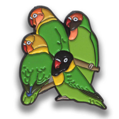 Enamel Pin | Save the Lovebirds