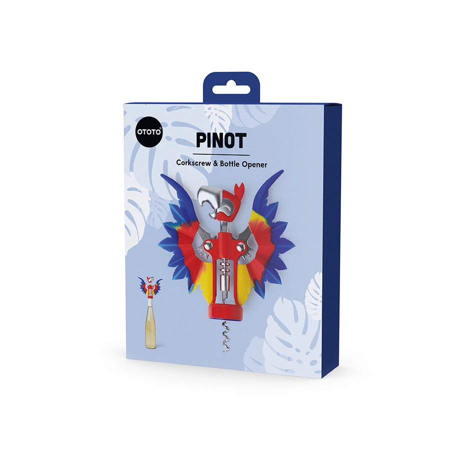 Pinot the Parrot Corkscrew and Bottle Opener