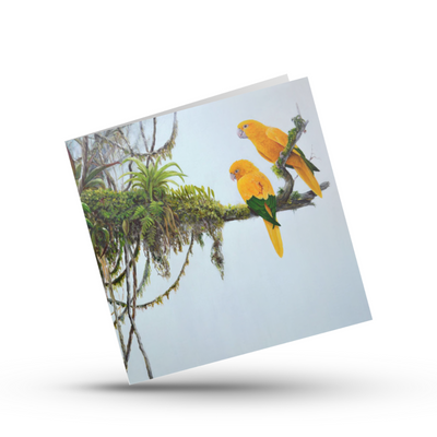 Greeting Card | Golden Conures