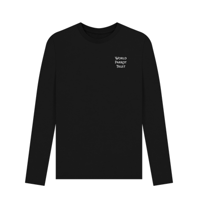 Black WPT Dark Logo Organic Cotton Long Sleeve Tee