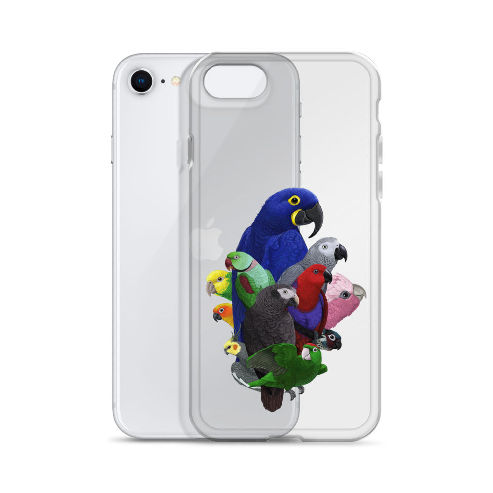 Clear Case for iPhone® | Friendly Flock
